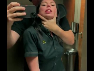 fucked, period: mcduck employees locked themselves in the toilet to have sex